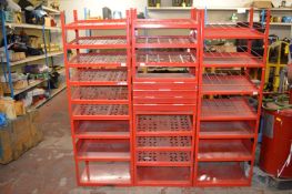 *Three Sets of Adjustable Shelves Including One wi