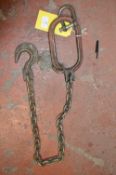 *1.5-ton 80cm Single Leg Lifting Chain with Shackl