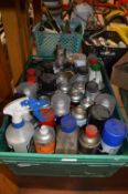 *White Grease, Oil, Primer, Cleaner, etc. (crate n