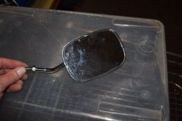 *Harley Davidson Chrome Motorcycle Handlebar Mirror with Short Stem