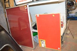 *Lockable Noticeboard with Keys and a New Cork Pin