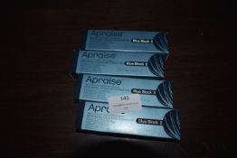 *4x 20ml of Aprise Professional Eyelash and Eyebrow Tint Blue Black 2