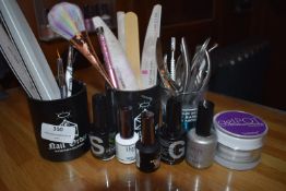 *Emery Boards, Nail Varnishes, Cuticle and Other Nail Technicians Tools