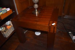 *Square Hardwood Occasional Table