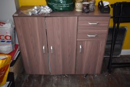 *Woodgrain Effect Storage Cupboard
