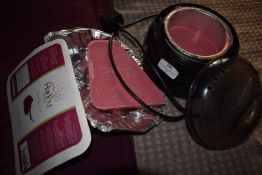 *Wax Pot and Block of Wax