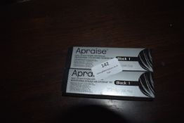 *2x 20ml of Aprise Professional Eyelash and Eyebrow Tint Black 1