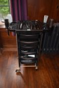 *Hair Stylists Trolley with Accessories