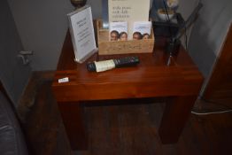 *Square Hardwood Occasional Table