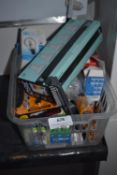 *Basket of Assorted Batteries, Lightbulbs, etc.