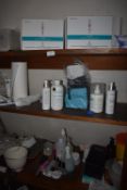 *Contents of Cupboard; Various Beauty Products, Dermalogica Moisturisers, etc.