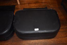 *Black Faux Leather Booster Seat