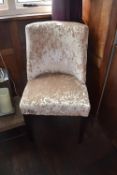 *Crushed Velvet Bedroom Chair