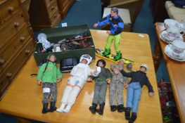 Six Action Man Figures with Accessories