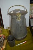 Vintage Style Milk Churn and Measure