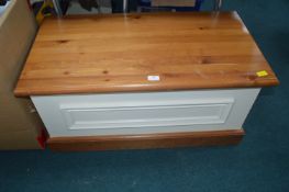 Painted Pine Storage Chest/Blanket Box