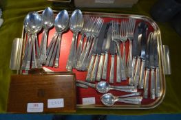 EPNS Cutlery and a Music Box