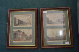 Four Victorian Prints of London