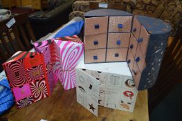 Three Toiletry Storage Boxes