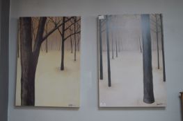 Two Canvas Art Prints by Patrick Stephen