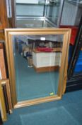 Gilt Framed Beveled Edge Mirror
