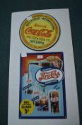 Reproduction Metal Coca-Cola and Pepsi Signs