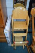 Wooden Highchair, Push-Along Truck and a Safety Fi