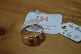 9k Gold Ring ~2.4g Size: P