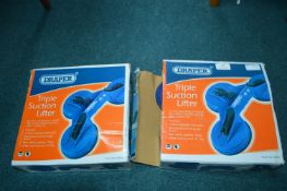 Two Draper Triple Suction Lifters