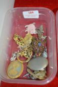 Vintage Costume Jewellery Brooches