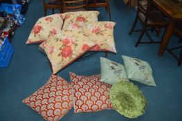 Nine Assorted Cushions