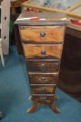 Solid Wood Ethnic Six Drawer Chest
