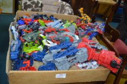 Box of Transformer Toys etc.