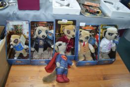 Six Meerkat Soft Toys