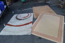 Three 2x1.5m Rugs