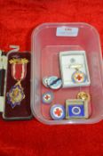 Vintage Enamel Nursing Medallions etc.