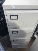 * 4 drawer filing cabinate