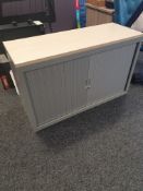 * Filing cupboard with sliding doors - 1200w x 560d x 730h
