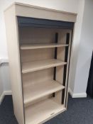 * filing cupboard with sliding shutter - 950w x 500d x 1850h