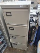 * 4 drawer filing cabinate