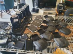 * 9 x barcode readers - with spare batteries, charging stand and belt clip holders