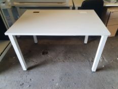 * sturdy modern white office desk - 1200w x 800d x 730h