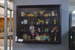 Small Display Box and Miniature Items Including Wo