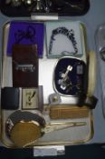 Costume Jewellery, Cufflinks, Dressing Table Set,