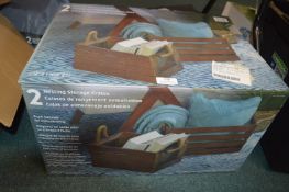 *Wooden Nesting Storage Crate 2pk
