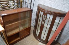 Glass Display Unit with Sliding Doors, and a Half