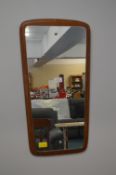 Retro Teak Mirror