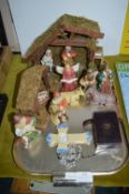 Nativity Scene, Rosery and a Pocket Bible