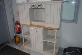Kitchen Dresser and a Wall Mounted Top Unit