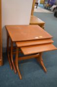 Nest of Three Retro Teak Tables